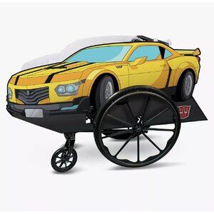 Transformers Bumblebee Disguise Wheelchair Costume Halloween Party Parade Kids